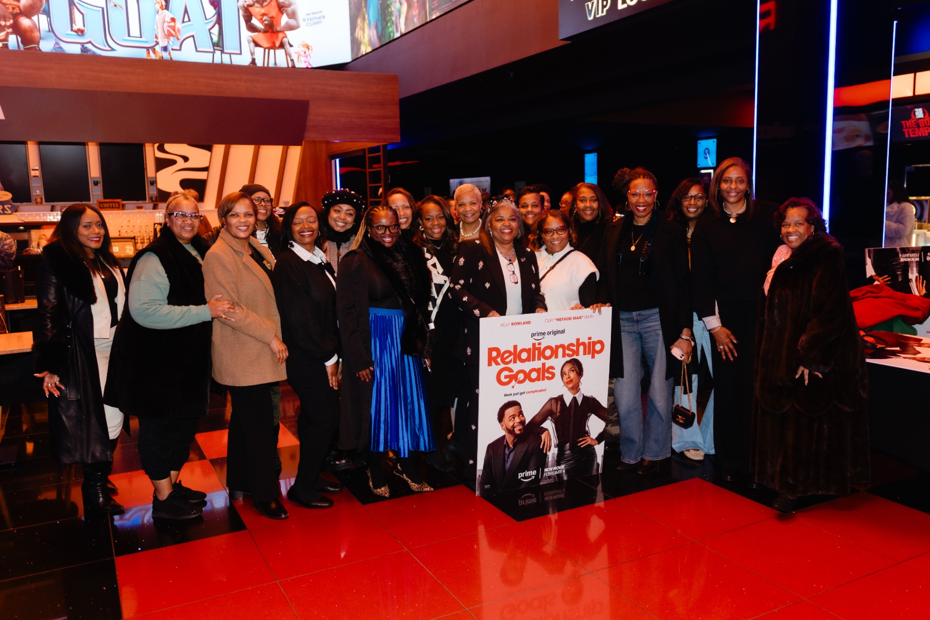 Attendees at premiere